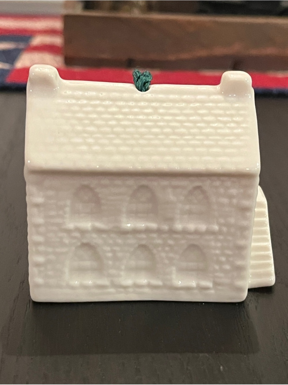 Belleek Old Schoolhouse 25th Annual Bell Ornament